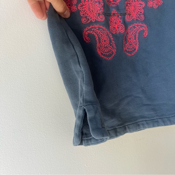 🌼 5/$25 Billieblush Girls Embroidered Beaded Knit Dress Blue Pink Paisley Size 4 - Picture 7 of 14